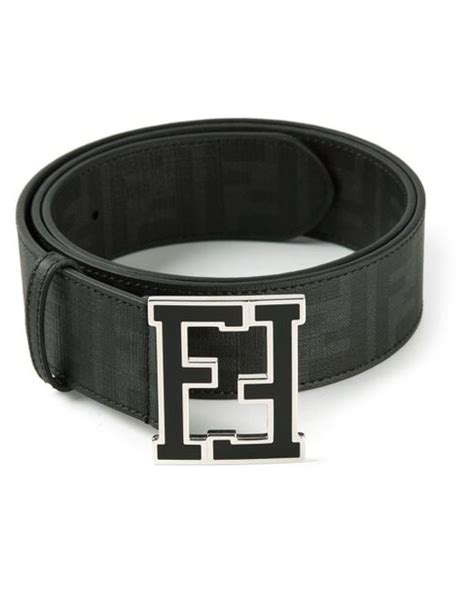 fendi zucca belt black|fendi belt size chart.